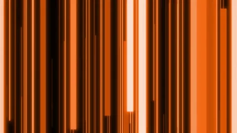 4k Glow Vertical Strip Moving Abstract Background Seamless Loop - Orange Stock Footage 143280743