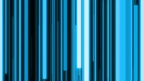 4k Glow Vertical Strip Moving Abstract Background Seamless Loop - Blue Stock Footage 143280744