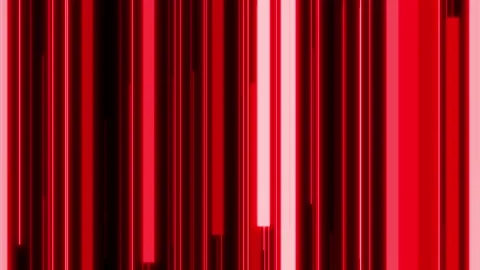 4k Glow Vertical Strip Moving Abstract Background Seamless Loop - Red Stock Footage 143280756