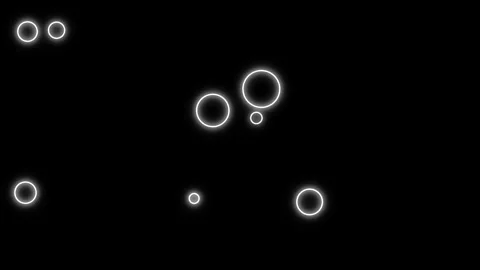 4K Glowing Circles 001 Stock Footage 322933776