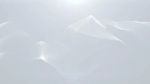 4K Glowing dots surface. Wavy structure .Glow particles. Stock Footage 112283471