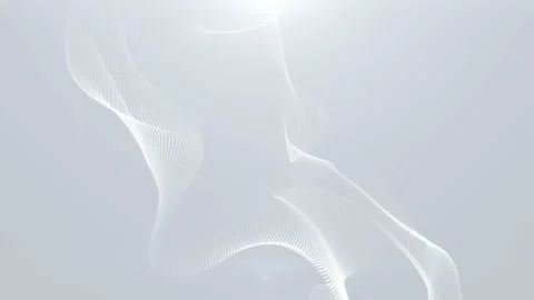 4K Glowing dots surface. Wavy structure .Glow particles. Stock-Footage 112284772