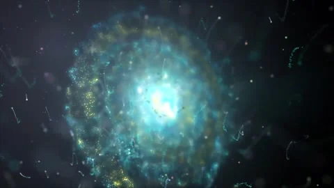 4k Glowing Space Galaxy Haze Motion Background Video stock 328548596