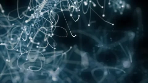 4k Glowing Trails Spread Animation Background Stock Footage 328548608