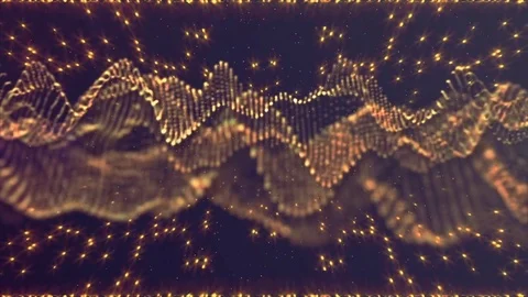 4K Gold Backgrounds 3 Stock Footage