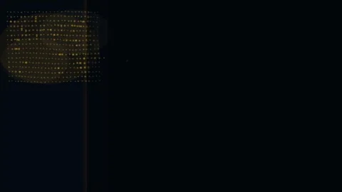 4K Gold Data Network Background with Digital Grid and Copy Space Stock Footage 336219650