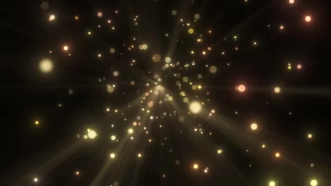4K Gold Explosion effect. Festive Fireworks. Isolated on black background. Stock Footage 304215837