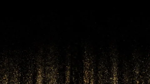 4K Gold Explosion effect. Festive Fireworks. Isolated on black background. Stock Footage 304218382