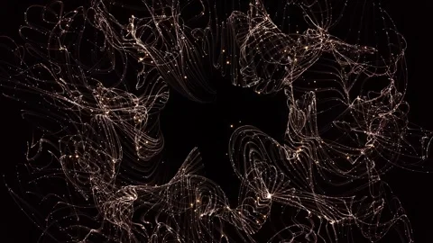 4K Gold Explosion effect. Festive Fireworks. Isolated black background. golden Stock Footage 311971211