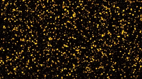 4K Gold Particles 1 Stock-Footage 74305174