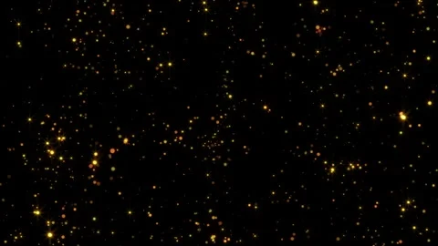 4k Gold Particles Way. Motion Background. Golden glitter particle Stock Footage 256973292