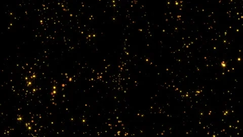 4k Gold Particles Way. Motion Background. Golden glitter particle Stock Footage 256973295
