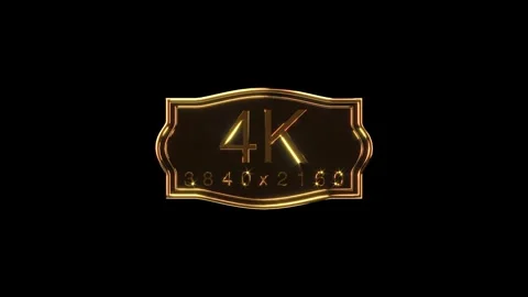 4K Golden label02 Vídeos de archivo 343873099