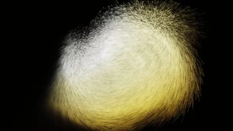 4K Golden Particle Vortex Logo Reveal Loop Stock Footage 346387490