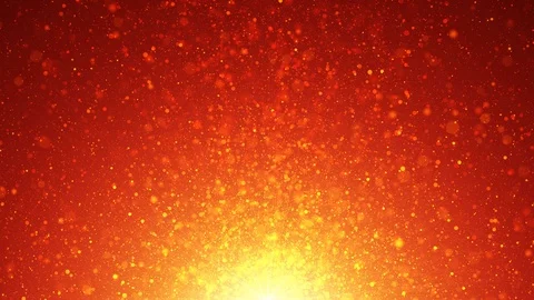 4K Golden Particles Background Stock Footage 104761244