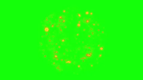 4K Golden snow flakes explosion on a a Black, Green, Blue Background. Stock Footage 257344211
