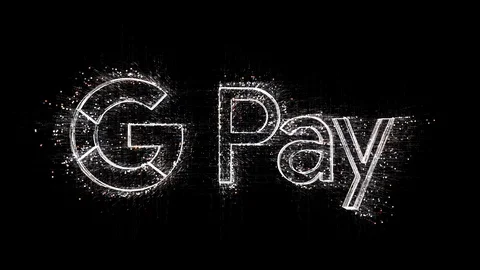 4k google Pay word animated money company brand logo,Matrix binary design code. Stock Footage 116419058