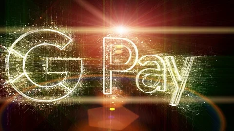 4k google Pay word animated money company brand logo,Matrix binary design code. Stock Footage 116419967