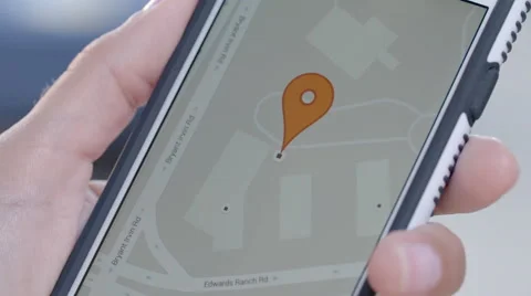 4K GPS Maps Navigation  - cell phone icon Видео 65095578