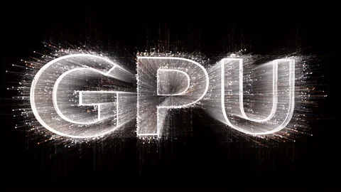 4k GPU Chip microprocessor Microchip hardware word tag,binary computer code. Video stock 111657047