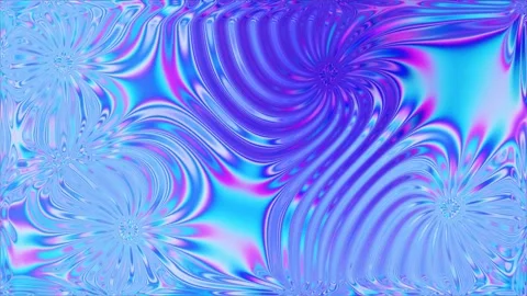 4K gradient blue and pink glass waves pattern Stock Footage 263150340