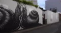 4k Graffity in historic city center small streets Lagos Portugal 4k or 4k+ Resolution