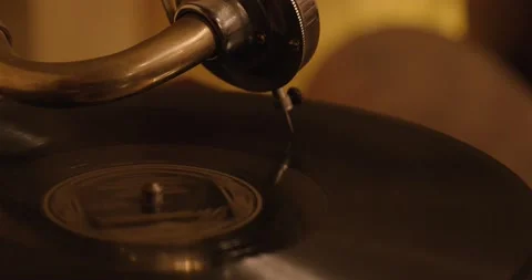 4k gramophone / phonograph Stock Footage 143294290