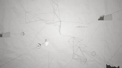 4K: Graph and Chart Connection 스톡 동영상 55335884