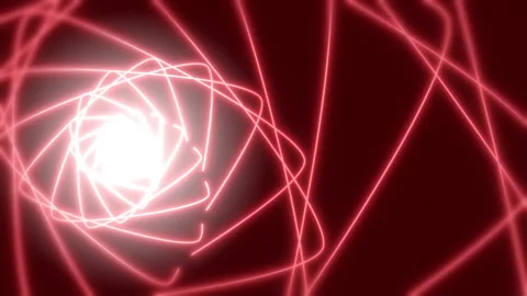 4k GRAPHIC LINE POLY ROTATING, RED and MAROON  COLORED BACKGROUND Stock Footage 266005903