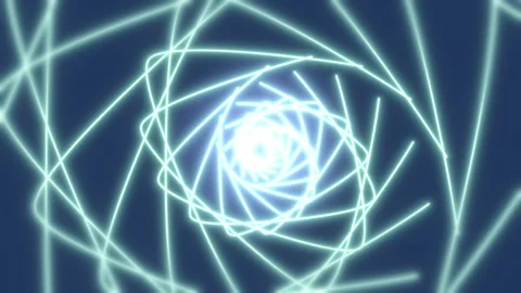 4k GRAPHIC LINE POLY ROTATING, BLUE COLORED BACKGROUND Stock-Footage 266009104