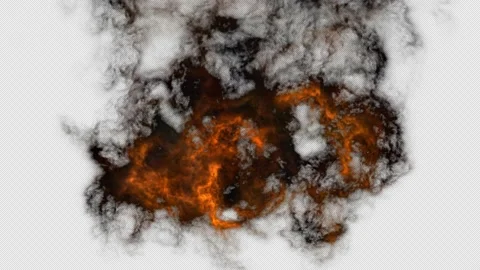 4k graphic video of the burning flame Stock Footage 166225900