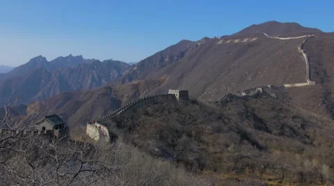 4K Great Wall of China 스톡 동영상 53460287