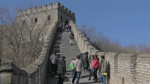 4K Great Wall of China 스톡 동영상 53461702