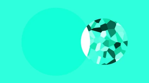 4K Green Circle Animation |Loopable Video stock 129797357