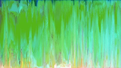 4K Green Digital pixel computer noise, TV damages background overlay , loop Stock Footage 118573503