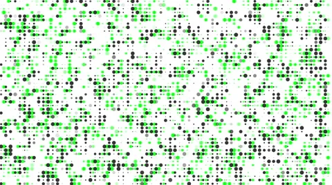 4k Green Dot On White Background Animation Background Seamless loop. Stock-Footage 55265949