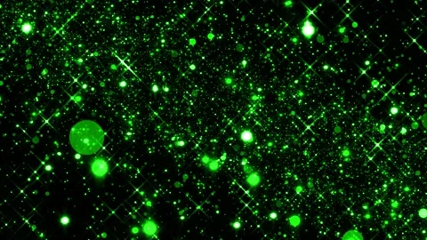 4k green glitter particles Stock Footage 201318766
