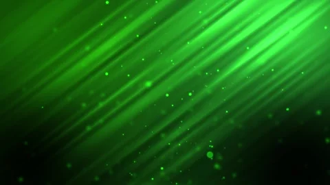 4K Green Light Rays Particles Motion Background Loop Stock Footage 340470585