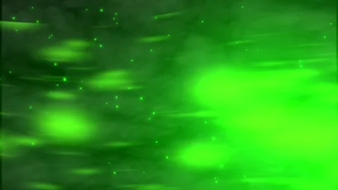 4K Green Particle Explosion Bright Light Rays Background Motion Stock Footage 335143628