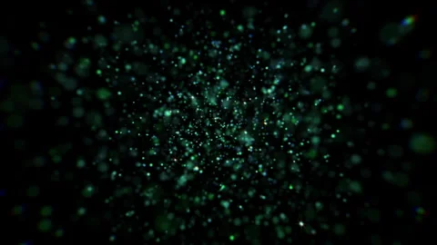4k Green Particles Explosion. Motion Background. Glitters particle. Stock Footage 304217872