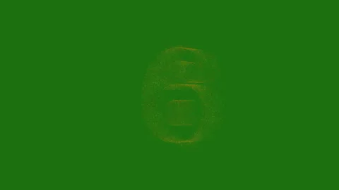 4K Green Screen Countdown Timer Animation Background Stock Footage 320066292