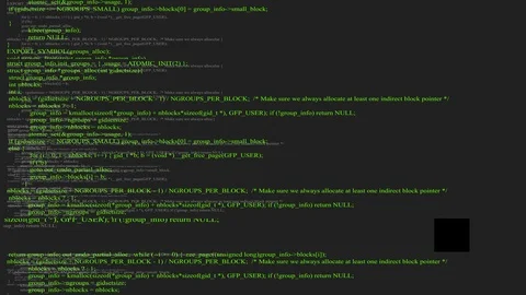 4K Hacker code running down a computer screen terminal. Motion 3D Render Video stock 110622733