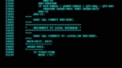 4K - Hacker code running down a computer screen terminal . Video stock 149093022