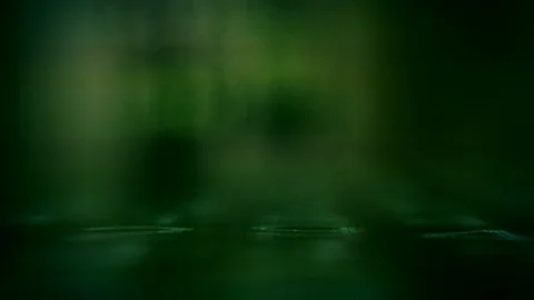 4K Hacker Walking in Numbers Green Light Stock Footage 96282550