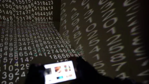 4K Hacker Writing On Smartphone  Stock Footage 93148838