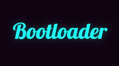 4K Handwriting Neon Bootloader Technology Startup Innovation. Stock Footage 321444079