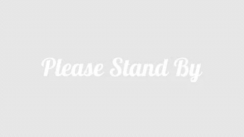 4K Handwriting Please Stand By Message on Black Background. Stock Footage 321440452