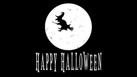 4K Happy Halloween Animation |Loopable Stock Footage 114430955