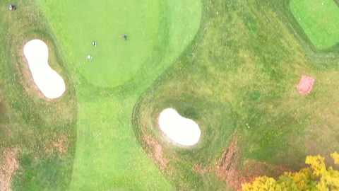 4K- HD Drone Flight Bird Eye View Over Toronto Golf Club Toronto Video stock 142026189