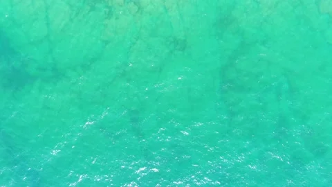 4K- HD Drone Flight Bird Eye View Over Lake with waves in Ontario Video stock 142026307